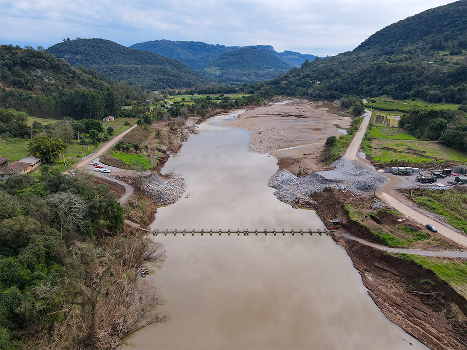 Obras da ponte provisória de Vila Cristina iniciam na próxima semana